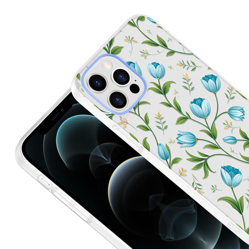 Apple iPhone 12 Kılıf Kamera Korumalı Desenli Zore Klip Kapak