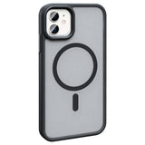 Apple iPhone 12 Kılıf M-safe Şarj Özellikli Mat Arka Yüzey Zore Sio Kapak