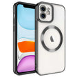 Apple iPhone 12 Kılıf M-safe Wireless Şarj Özellikli Zore Setro Silikon