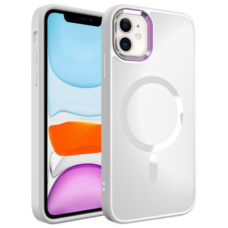 Apple iPhone 12 Kılıf M-safe Wireless Şarj Özellikli Zore Stil Kapak