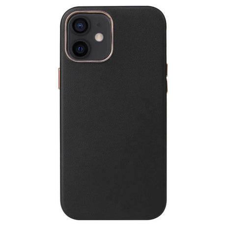 Apple iPhone 12 Kılıf Zore Leathersafe Wireless Kapak