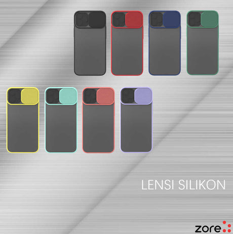 Apple iPhone 12 Mini Kılıf Zore Lensi Kapak