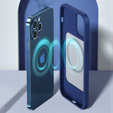 Apple iPhone 12 Pro Kılıf Benks M-safe Magnetic Original Apple MFI Certified Silikon Kapak