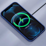 Apple iPhone 12 Pro Kılıf Benks M-safe Magnetic Original Apple MFI Certified Silikon Kapak