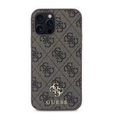 Apple iPhone 12 Pro Kılıf Guess Orjinal Lisanslı M-safe Şarj Özellikli Small 4G Classic Kapak
