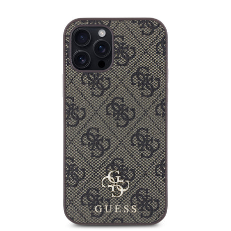 Apple iPhone 12 Pro Kılıf Guess Orjinal Lisanslı M-safe Şarj Özellikli Small 4G Classic Kapak