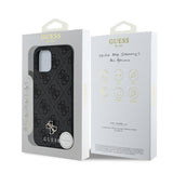 Apple iPhone 12 Pro Kılıf Guess Orjinal Lisanslı M-safe Şarj Özellikli Small 4G Classic Kapak