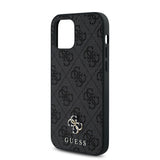Apple iPhone 12 Pro Kılıf Guess Orjinal Lisanslı M-safe Şarj Özellikli Small 4G Classic Kapak