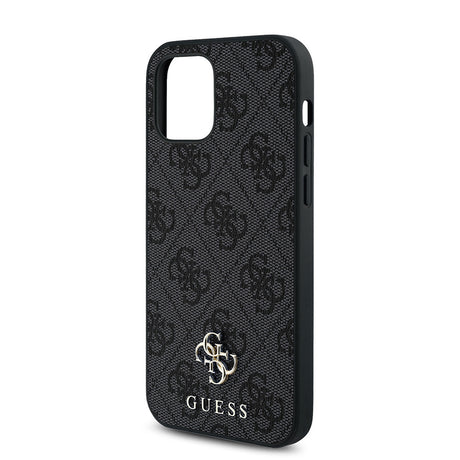 Apple iPhone 12 Pro Kılıf Guess Orjinal Lisanslı M-safe Şarj Özellikli Small 4G Classic Kapak
