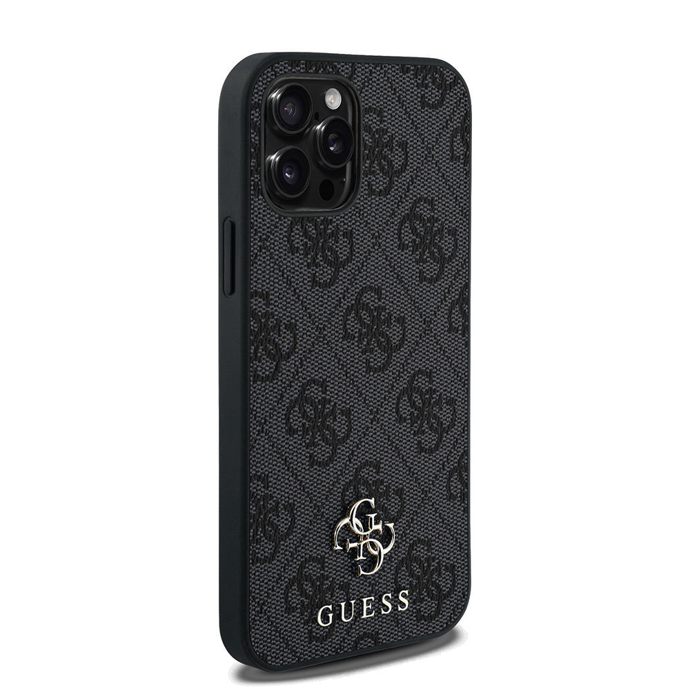 Apple iPhone 12 Pro Kılıf Guess Orjinal Lisanslı M-safe Şarj Özellikli Small 4G Classic Kapak