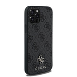 Apple iPhone 12 Pro Kılıf Guess Orjinal Lisanslı M-safe Şarj Özellikli Small 4G Classic Kapak