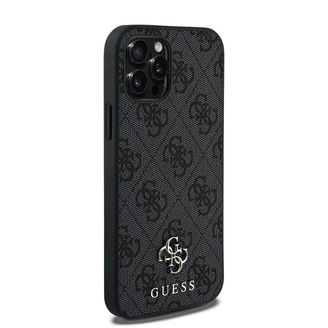 Apple iPhone 12 Pro Kılıf Guess Orjinal Lisanslı M-safe Şarj Özellikli Small 4G Classic Kapak