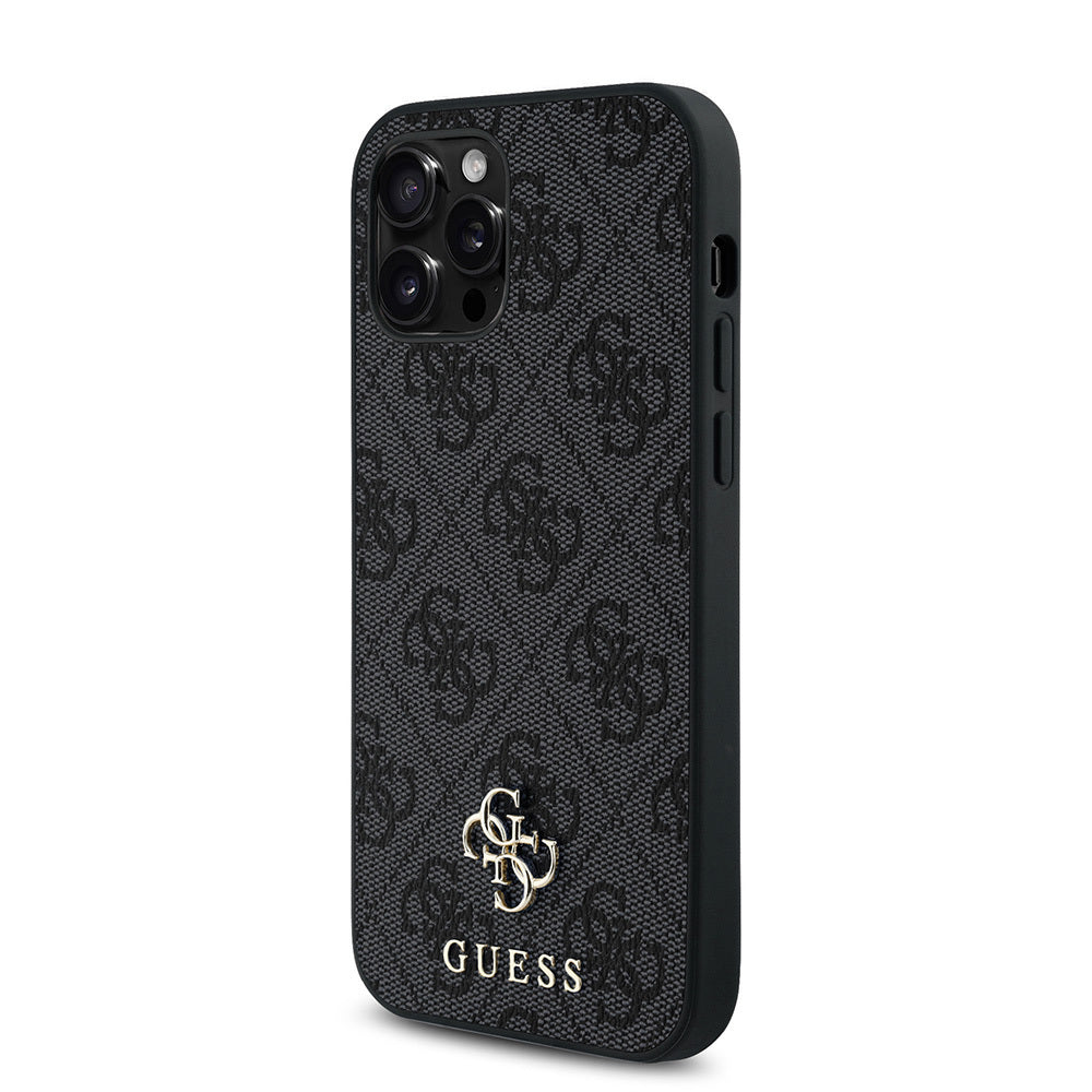 Apple iPhone 12 Pro Kılıf Guess Orjinal Lisanslı M-safe Şarj Özellikli Small 4G Classic Kapak