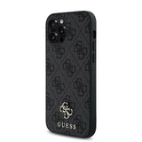 Apple iPhone 12 Pro Kılıf Guess Orjinal Lisanslı M-safe Şarj Özellikli Small 4G Classic Kapak