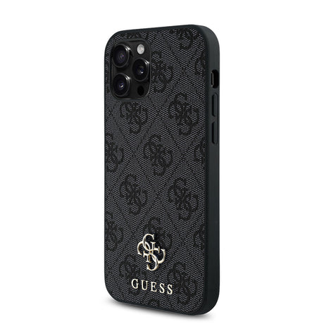 Apple iPhone 12 Pro Kılıf Guess Orjinal Lisanslı M-safe Şarj Özellikli Small 4G Classic Kapak