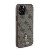 Apple iPhone 12 Pro Kılıf Guess Orjinal Lisanslı M-safe Şarj Özellikli Small 4G Classic Kapak