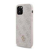 Apple iPhone 12 Pro Kılıf Guess Orjinal Lisanslı M-safe Şarj Özellikli Small 4G Classic Kapak