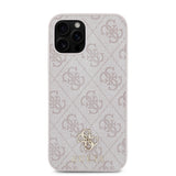 Apple iPhone 12 Pro Kılıf Guess Orjinal Lisanslı M-safe Şarj Özellikli Small 4G Classic Kapak