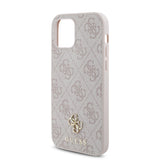 Apple iPhone 12 Pro Kılıf Guess Orjinal Lisanslı M-safe Şarj Özellikli Small 4G Classic Kapak
