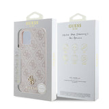Apple iPhone 12 Pro Kılıf Guess Orjinal Lisanslı M-safe Şarj Özellikli Small 4G Classic Kapak