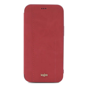 Apple iPhone 12 Pro Kılıf Kajsa Dale Serisi Parallel PU Folio Kapaklı Kılıf