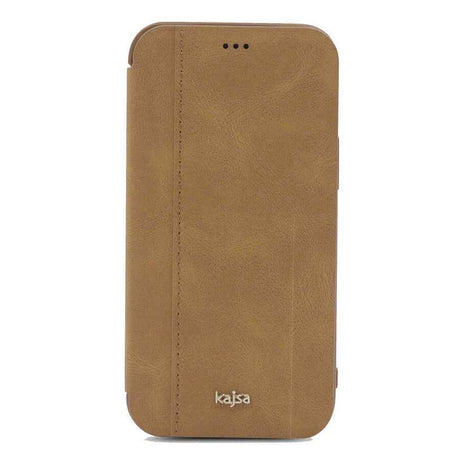 Apple iPhone 12 Pro Kılıf Kajsa Dale Serisi Parallel PU Folio Kapaklı Kılıf