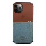 Apple iPhone 12 Pro Kılıf Kajsa Denim Kapak