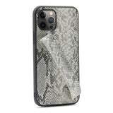 Apple iPhone 12 Pro Kılıf Kajsa Glamorous Serisi Snake Handstrap Kapak