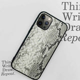 Apple iPhone 12 Pro Kılıf Kajsa Glamorous Serisi Snake Pattern Kapak