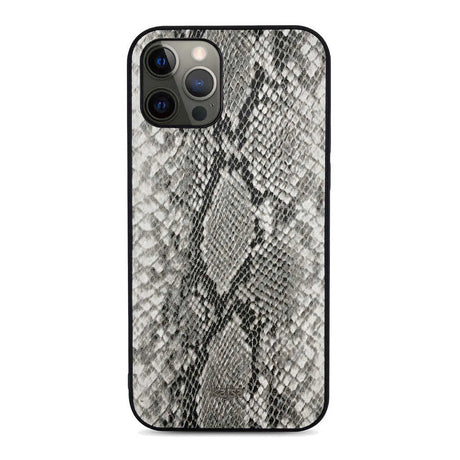 Apple iPhone 12 Pro Kılıf Kajsa Glamorous Serisi Snake Pattern Kapak