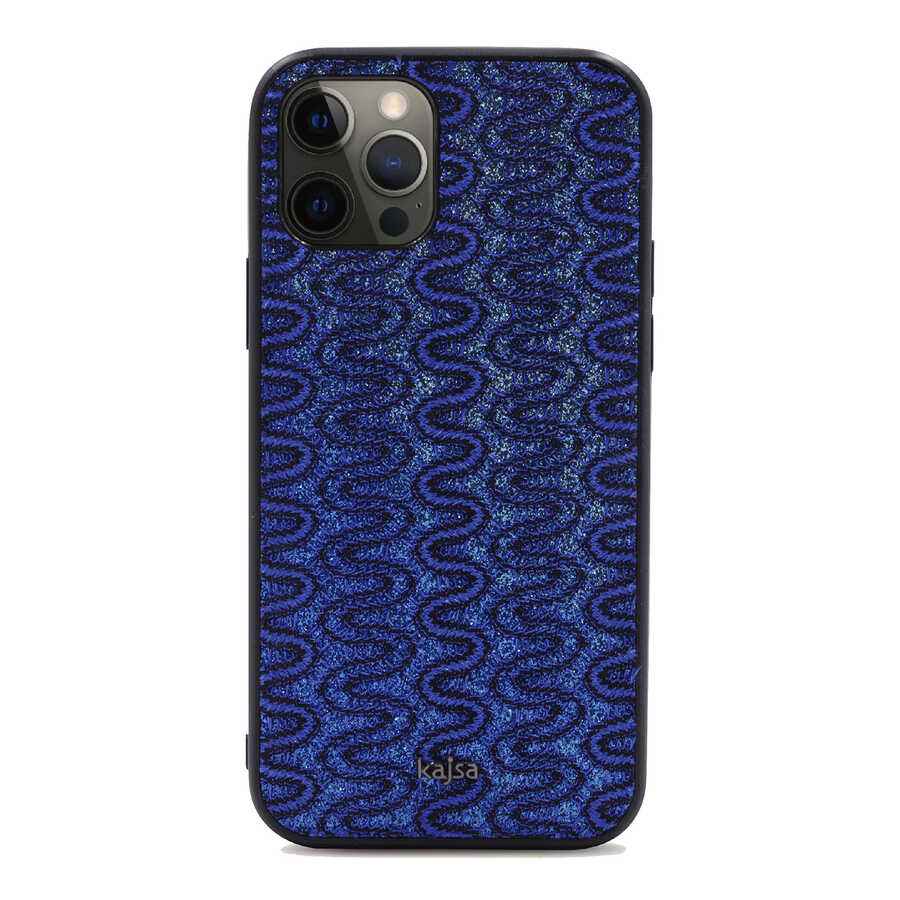 Apple iPhone 12 Pro Kılıf Kajsa Glamorous Serisi Waterfall Pattern Kapak