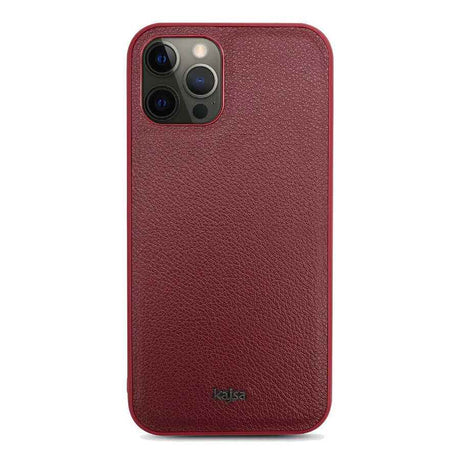 Apple iPhone 12 Pro Kılıf Kajsa Luxe Collection Hakiki Deri Kapak