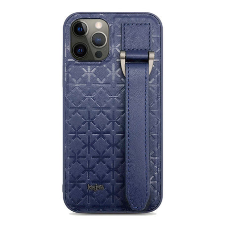 Apple iPhone 12 Pro Kılıf Kajsa Neo Clasic Serisi Mono K Strap Kapak