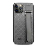 Apple iPhone 12 Pro Kılıf Kajsa Neo Clasic Serisi Mono K Strap Kapak