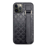 Apple iPhone 12 Pro Kılıf Kajsa Neo Clasic Serisi Mono K Strap Kapak