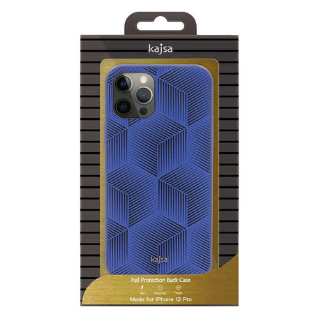 Apple iPhone 12 Pro Kılıf Kajsa Splendid Serisi 3D Cube Kapak