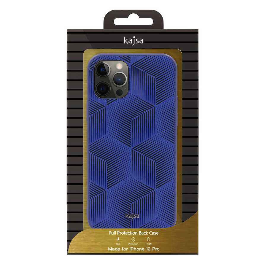 Apple iPhone 12 Pro Kılıf Kajsa Splendid Serisi 3D Cube Kapak