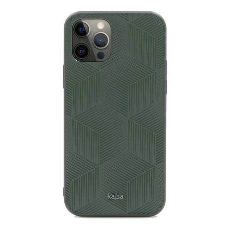 Apple iPhone 12 Pro Kılıf Kajsa Splendid Serisi 3D Cube Kapak