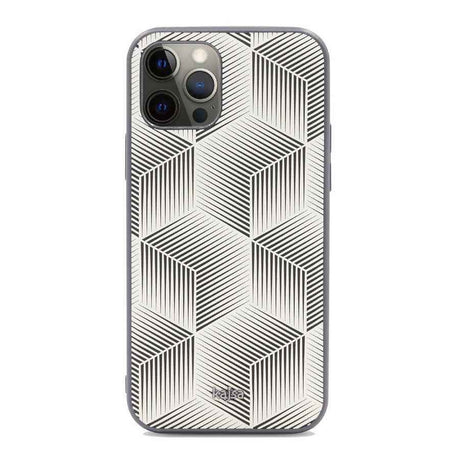 Apple iPhone 12 Pro Kılıf Kajsa Splendid Serisi 3D Cube Kapak