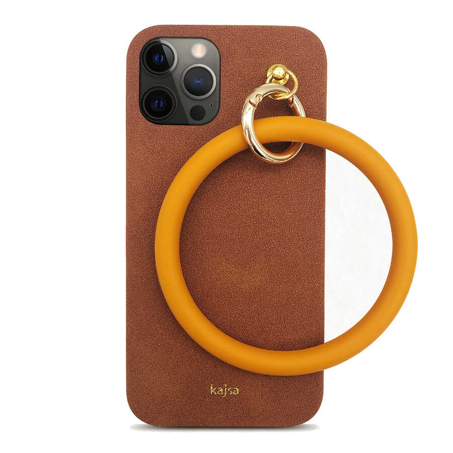 Apple iPhone 12 Pro Kılıf Kajsa Splendid Serisi Morandi Ring Kapak