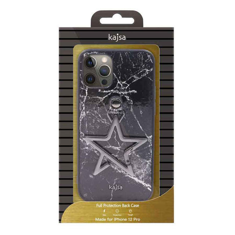 Apple iPhone 12 Pro Kılıf Kajsa Starry Serisi Marble Kapak