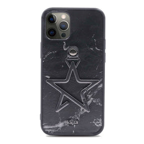 Apple iPhone 12 Pro Kılıf Kajsa Starry Serisi Marble Kapak
