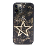 Apple iPhone 12 Pro Kılıf Kajsa Starry Serisi Marble Kapak