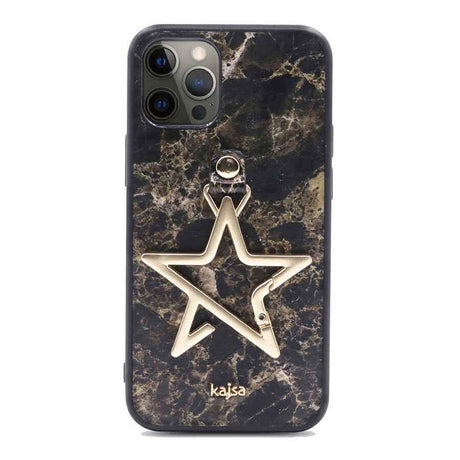 Apple iPhone 12 Pro Kılıf Kajsa Starry Serisi Marble Kapak