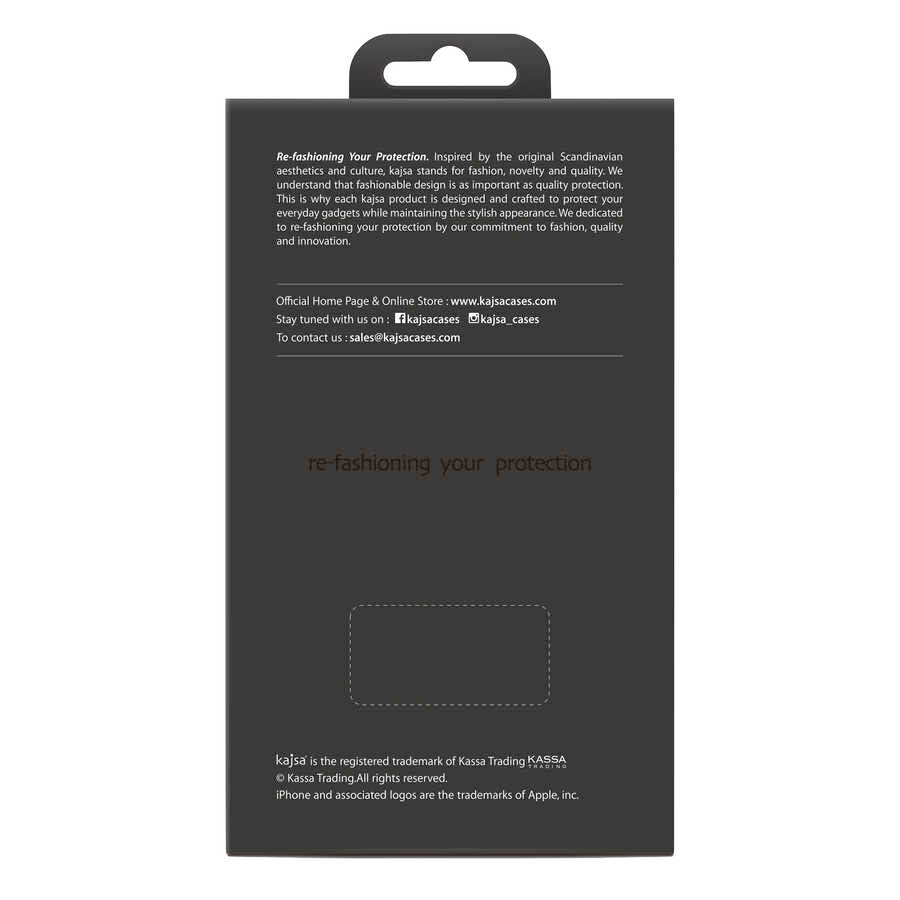 Apple iPhone 12 Pro Kılıf Kajsa Wave Pattern Handstrap Kapak