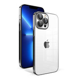 Apple iPhone 12 Pro Kılıf Kamera Korumalı Renkli Çerçeveli Zore Garaj Kapak