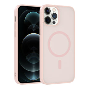 Apple iPhone 12 Pro Kılıf M-safe Şarj Özellikli Zore Babet Kapak
