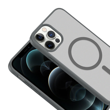 Apple iPhone 12 Pro Kılıf M-safe Şarj Özellikli Zore Babet Kapak