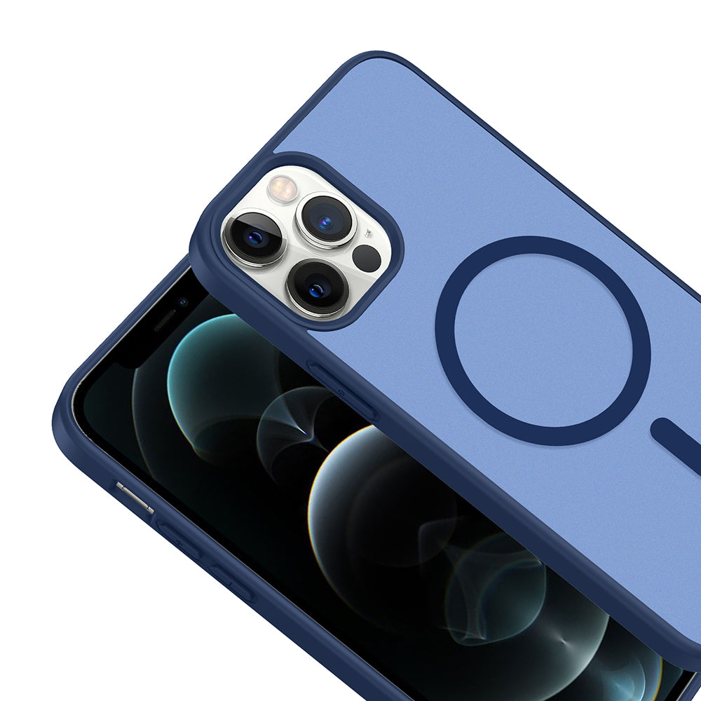 Apple iPhone 12 Pro Kılıf M-safe Şarj Özellikli Zore Babet Kapak