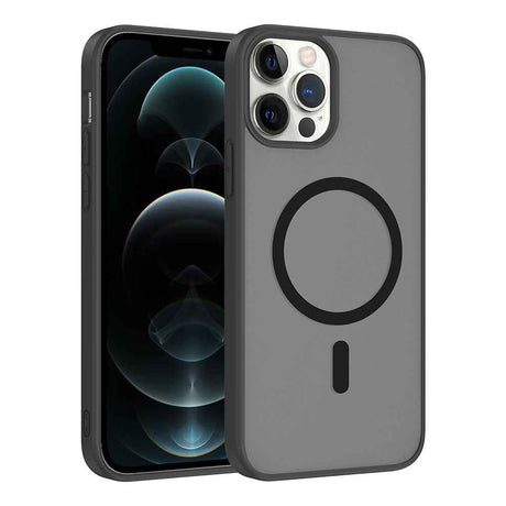 Apple iPhone 12 Pro Kılıf M-safe Şarj Özellikli Zore Babet Kapak